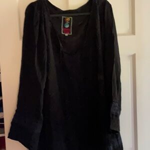 Johnny Was XL black top, gorgeous